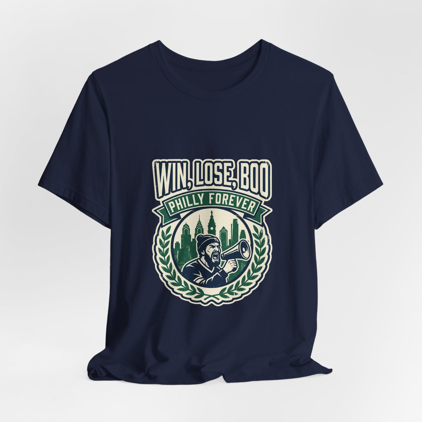Win, Lose, Boo Philly Forever Tee | city basketball, rivalry humor