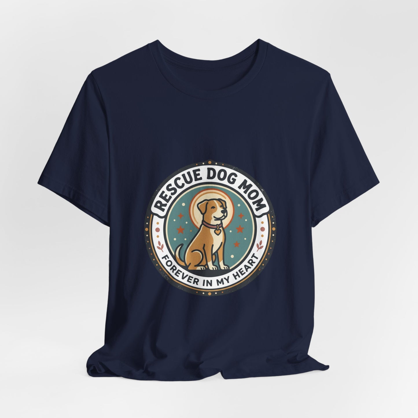 Rescue Dog Mom Tee | rescue pride, fur baby