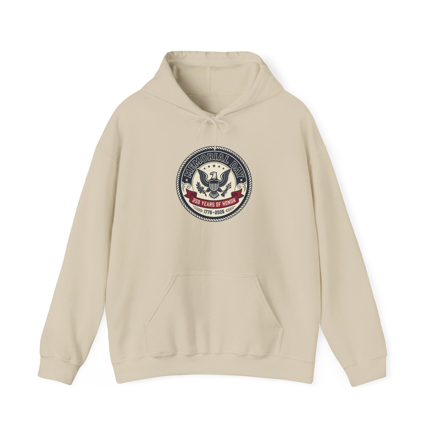 USA 250 Vintage Seal Hoodie | 1776–2026 Memorial Day, patriotic vintage
