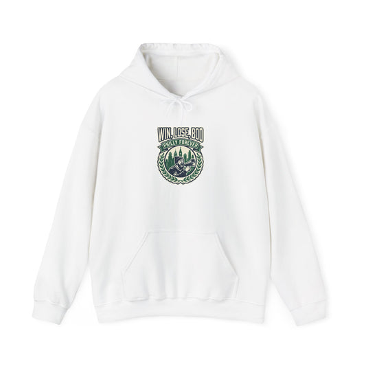 City Basketball Broken-Heart Fan Hoodie | Rivalry Humor, Hometown Pride