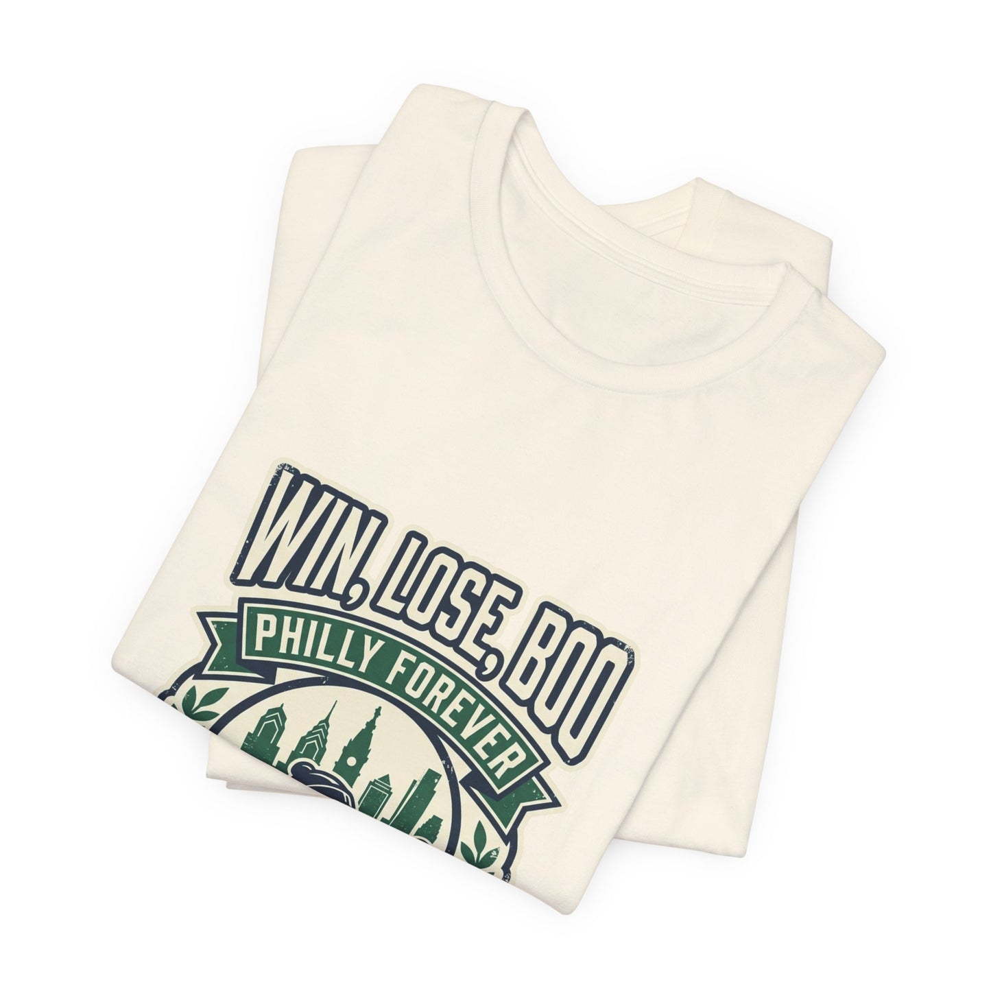 Win, Lose, Boo Philly Forever Tee | city basketball, rivalry humor