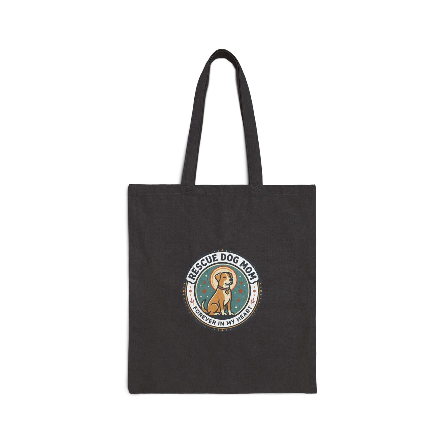 Rescue Dog Mom Tote | Canvas Fur Baby, Rescue Pride