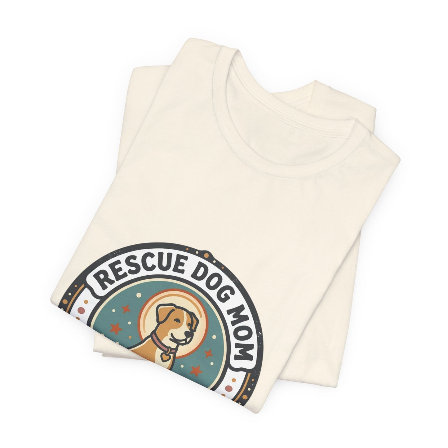 Rescue Dog Mom Tee | rescue pride, fur baby