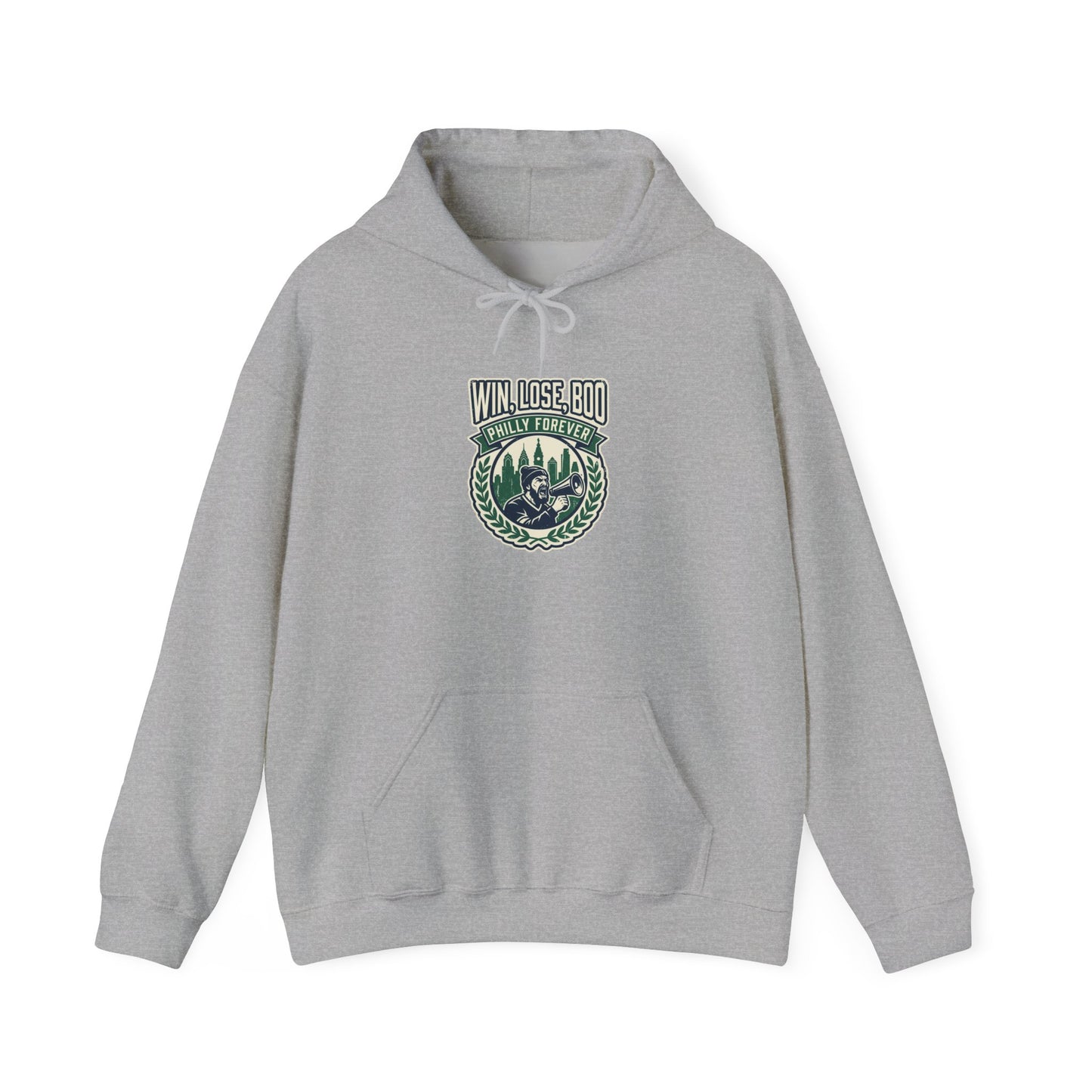 City Basketball Broken-Heart Fan Hoodie | Rivalry Humor, Hometown Pride