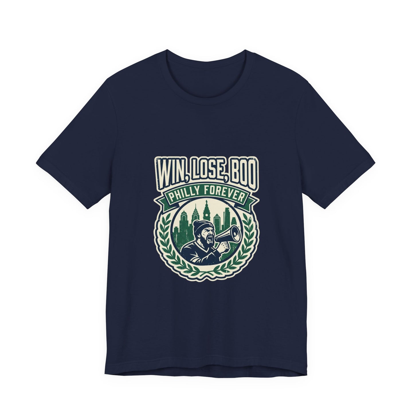 Win, Lose, Boo Philly Forever Tee | city basketball, rivalry humor