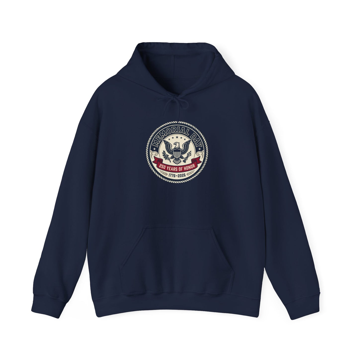 USA 250 Vintage Seal Hoodie | 1776–2026 Memorial Day, patriotic vintage
