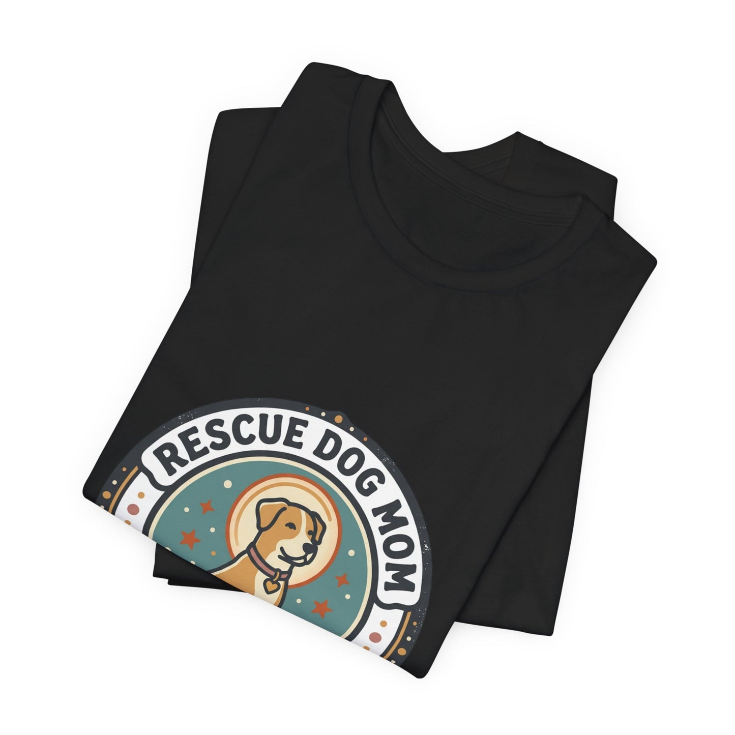 Rescue Dog Mom Tee | rescue pride, fur baby