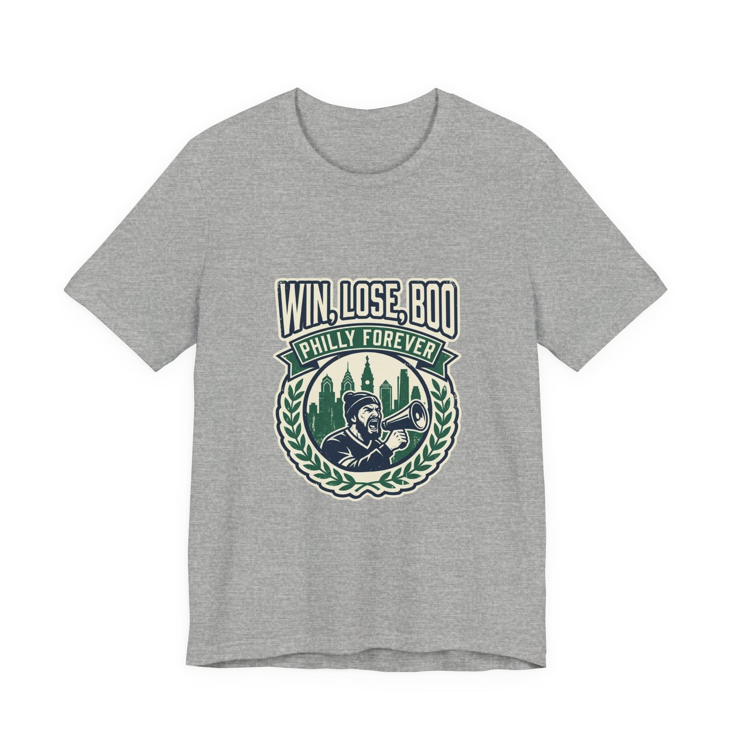 Win, Lose, Boo Philly Forever Tee | city basketball, rivalry humor