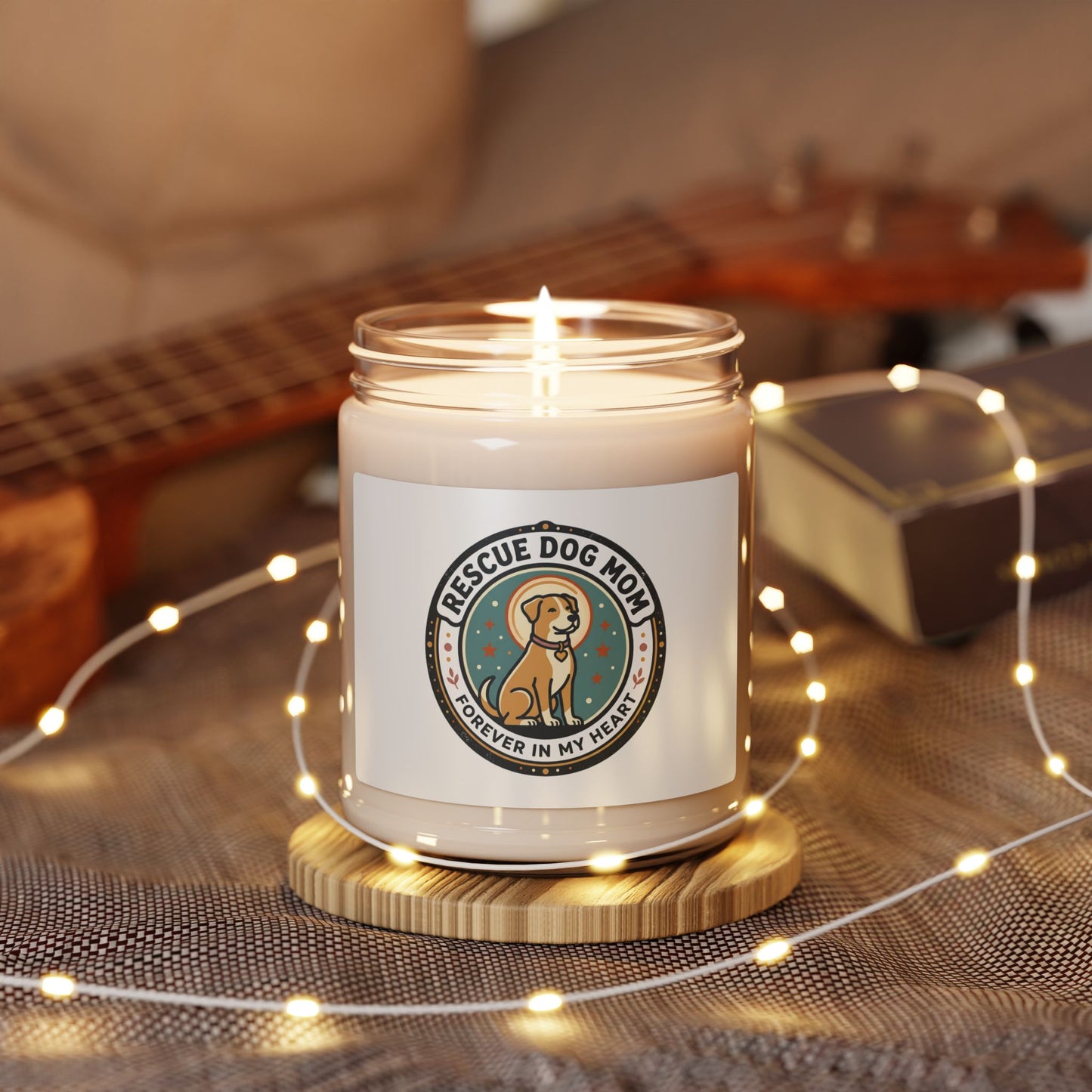 Rescue Dog Mom Soy Candle, 9oz | Rescue Pride, Fur Baby Memorial