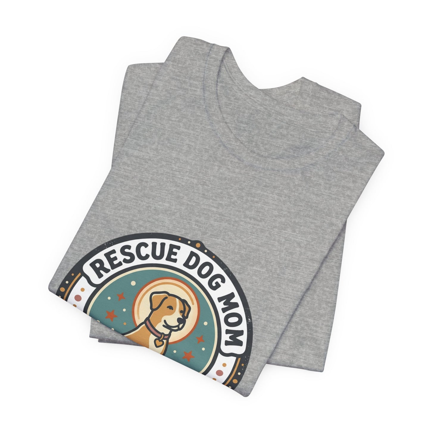 Rescue Dog Mom Tee | rescue pride, fur baby
