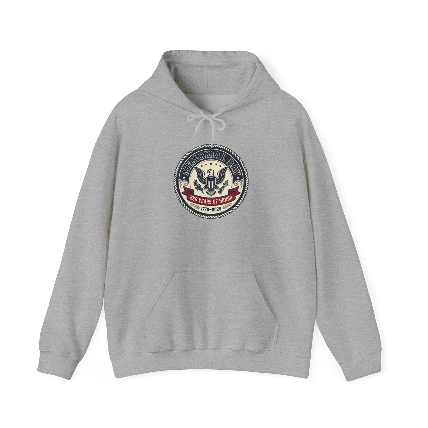 USA 250 Vintage Seal Hoodie | 1776–2026 Memorial Day, patriotic vintage