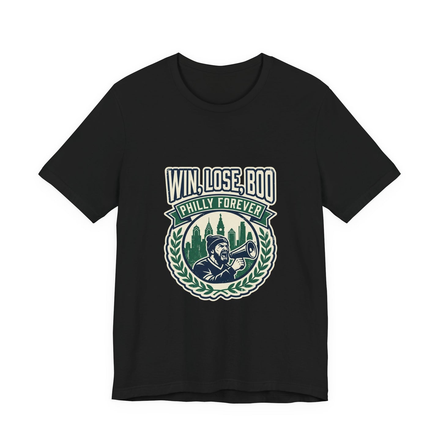 Win, Lose, Boo Philly Forever Tee | city basketball, rivalry humor