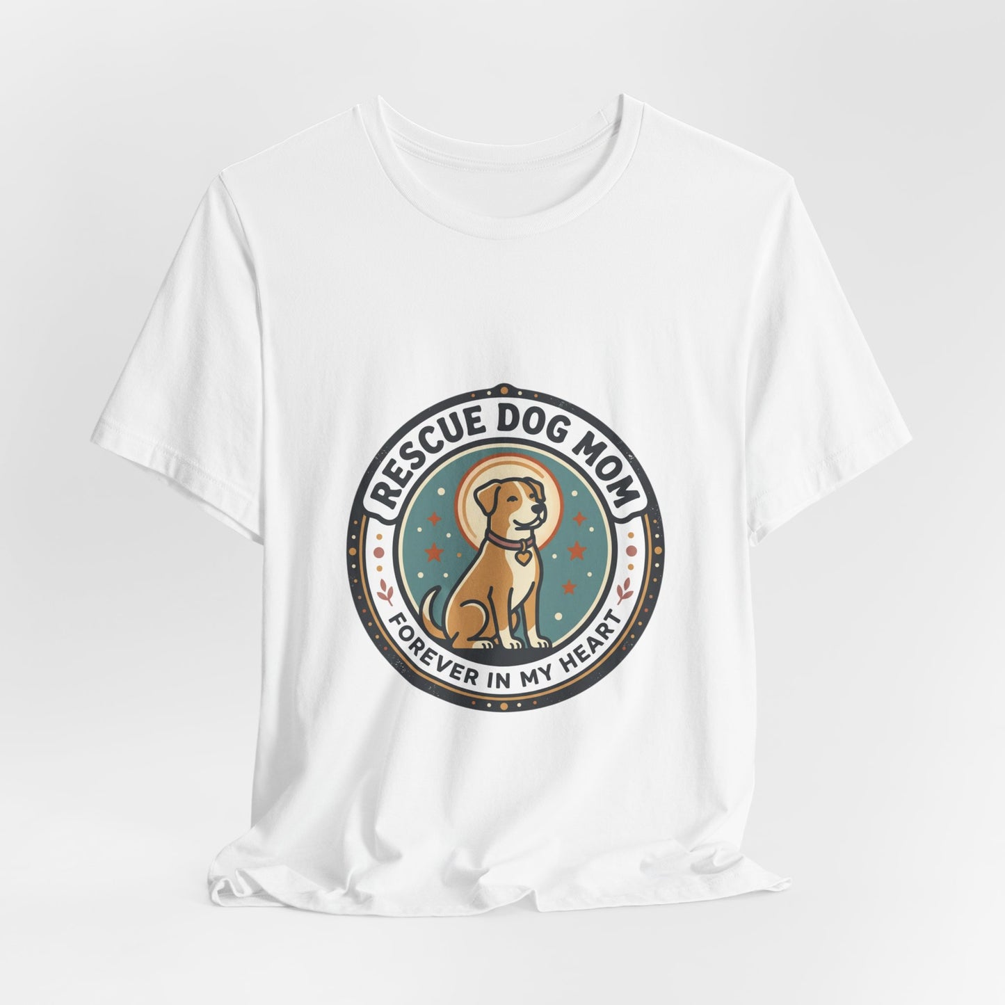 Rescue Dog Mom Tee | rescue pride, fur baby