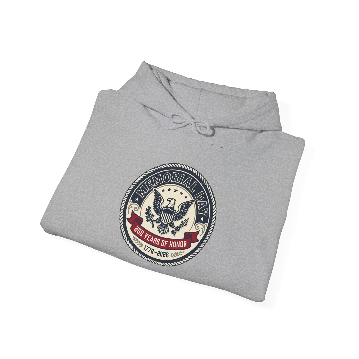 USA 250 Vintage Seal Hoodie | 1776–2026 Memorial Day, patriotic vintage