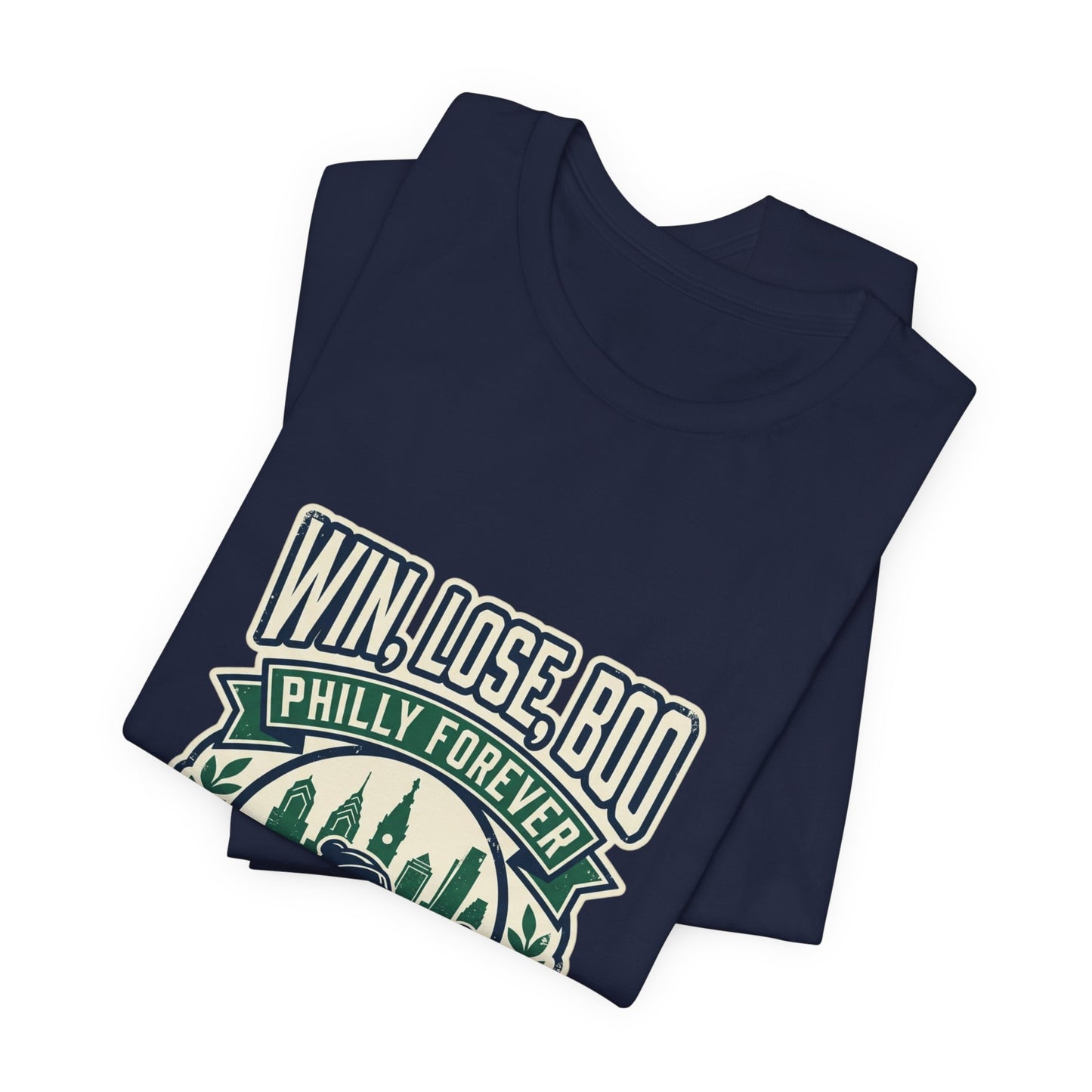 Win, Lose, Boo Philly Forever Tee | city basketball, rivalry humor