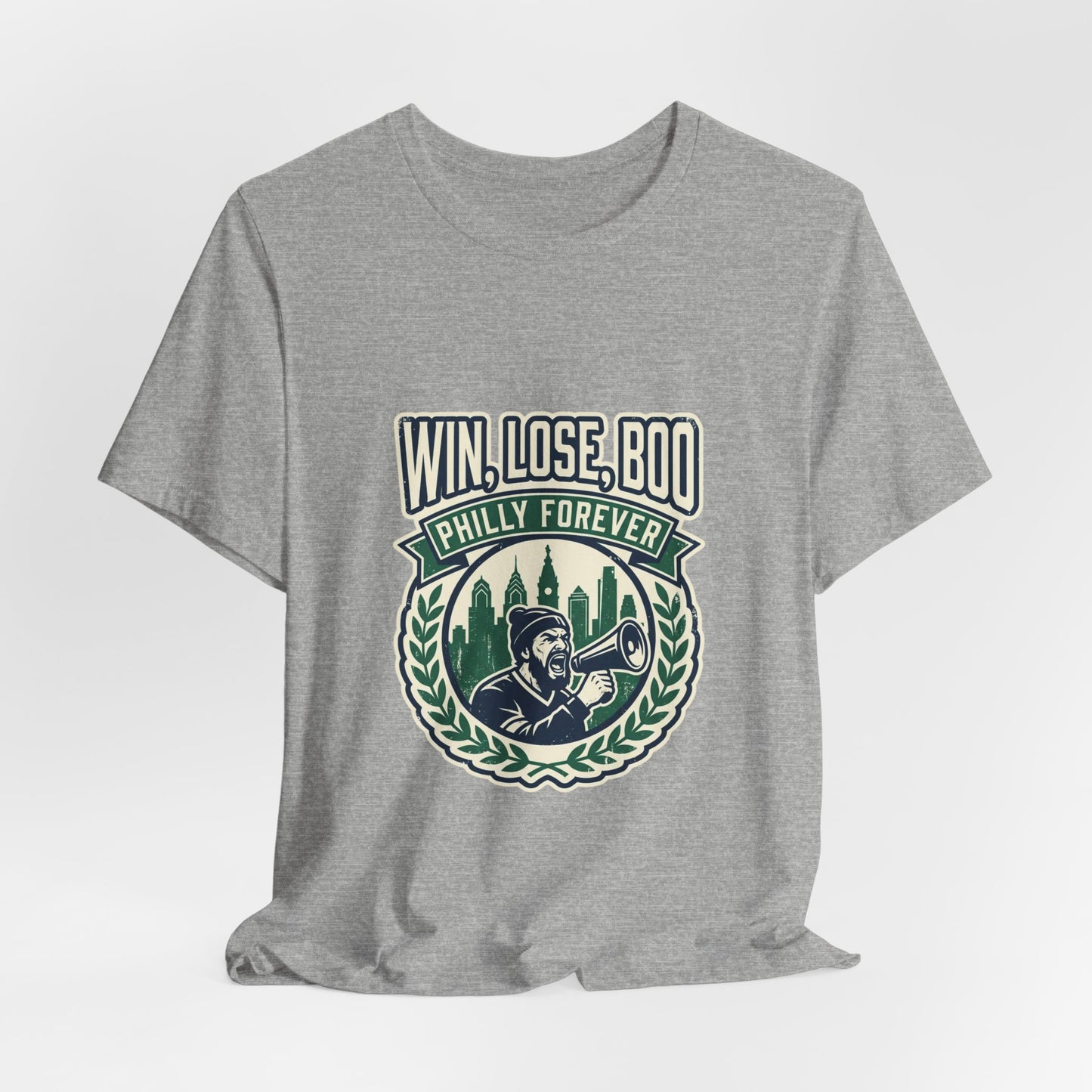 Win, Lose, Boo Philly Forever Tee | city basketball, rivalry humor
