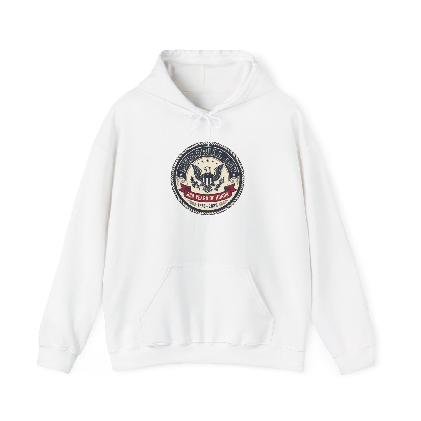 USA 250 Vintage Seal Hoodie | 1776–2026 Memorial Day, patriotic vintage