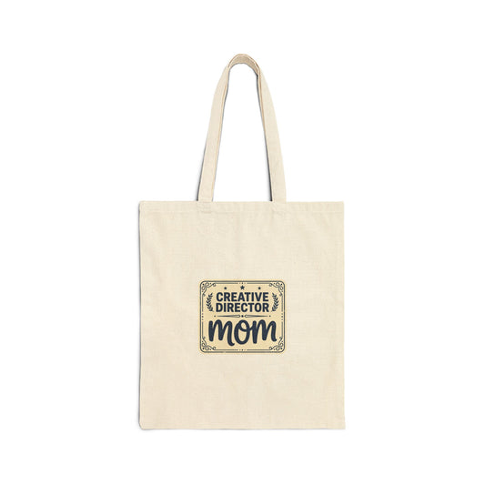 Creative Director Mom Tote, minimalist mom life streetwear | cool mom, groovy retro type