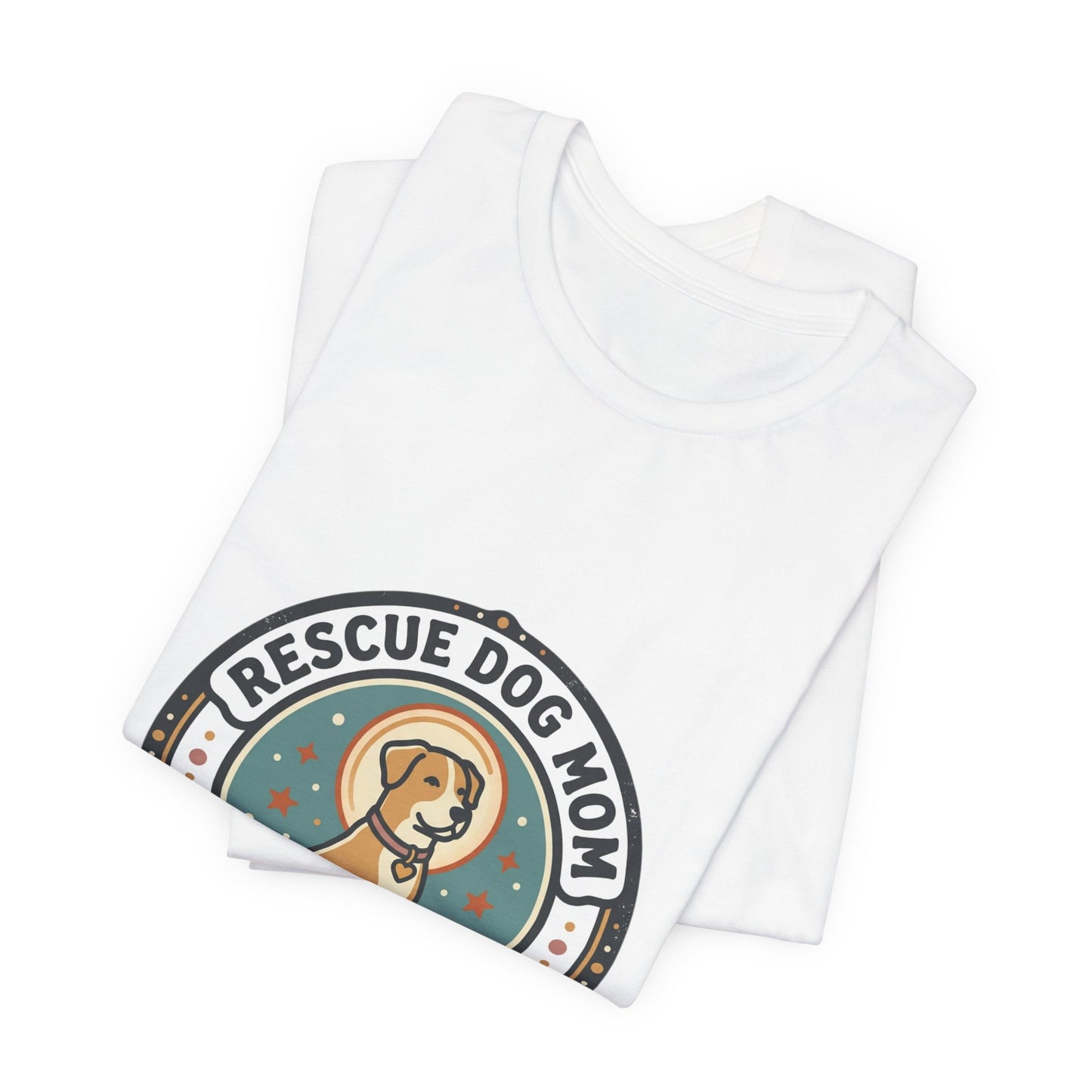 Rescue Dog Mom Tee | rescue pride, fur baby